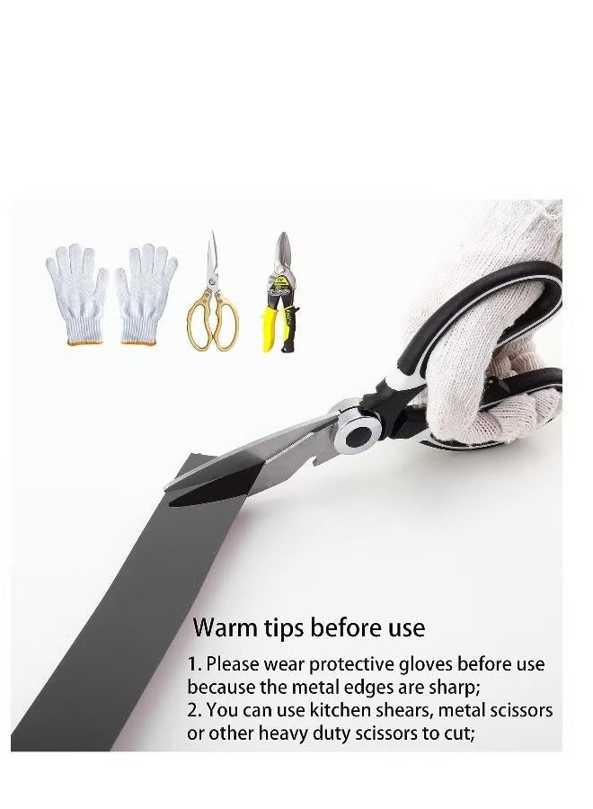 Wall Trim Molding, Self-Adhesive Wall Trim, Waterproof And Moisture-Proof Sealing Strip,Peel And Stick Metal Trim,Suitable For Diy Wall Decoration Strips On Mirror Frames, Cabinets, Tiles, Etc. In Homes, Restaurants And Other Places. - Image 5